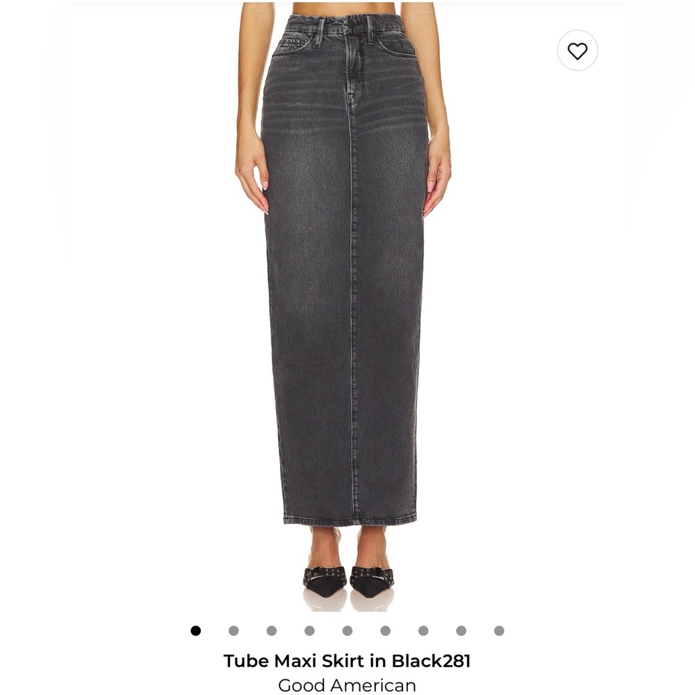 Good American Tube Maxi Skirt